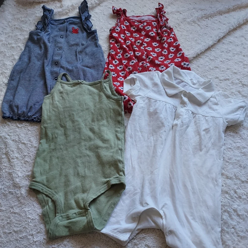 Bundle (15 pcs) Toddler Girls Mixed Summer Bright Prints & Pastels Lot 24mo/2T - Picture 2 of 7